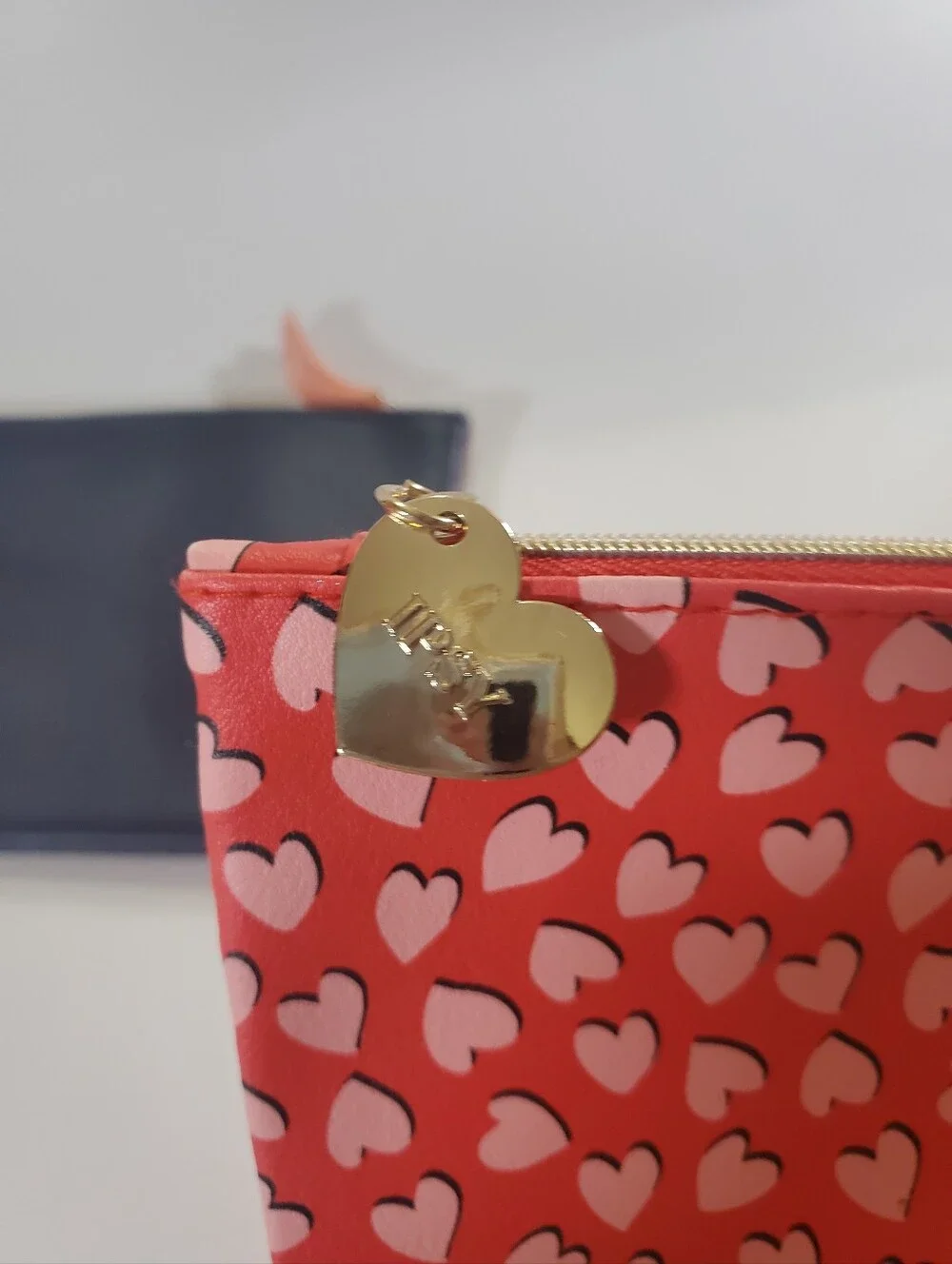 🟢 IPSY Bags Set of 5 Assorted Cosmetic Bags Colorblock Heart Power Moves Leaf